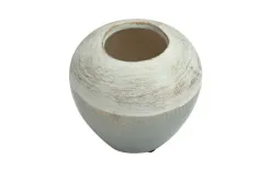 Art-Pol Wazon ceramiczny 13 cm biało-niebieski AP141815 Online