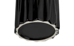Ewax Wazon ceramiczny 22,5 cm czarno-złoty 2816 Fashion
