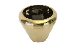 Armir Home Decorations Wazon ceramiczny 20 cm w kolorze złota 441563 Outlet