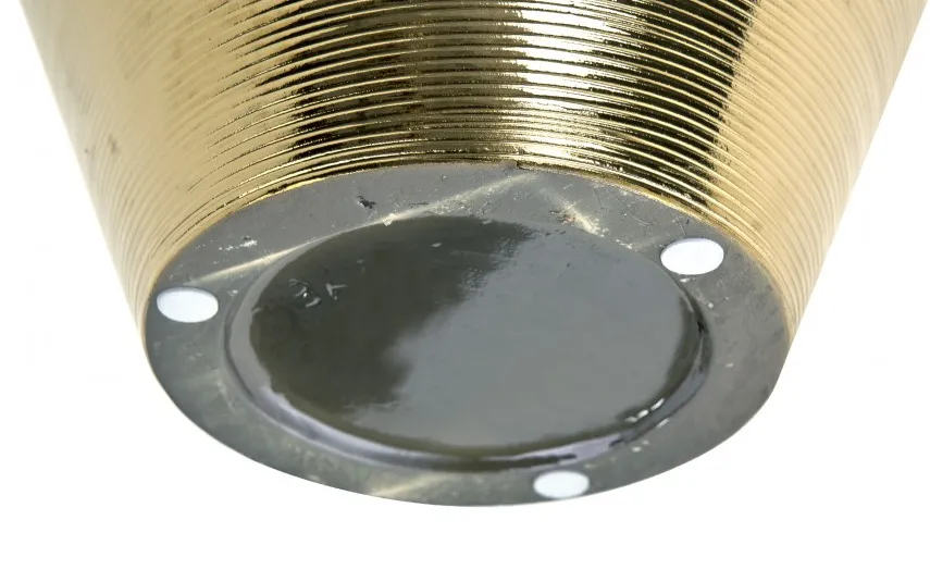 Armir Home Decorations Wazon ceramiczny 20 cm w kolorze złota 441563 Outlet