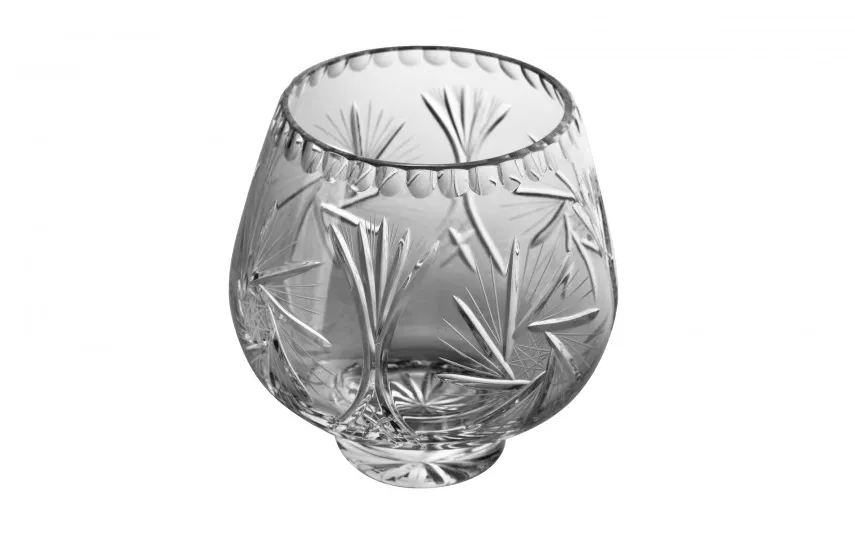 Zawiercie Huta Szkla Wazon kryształowy 20 cm niski 1232-247 Clearance
