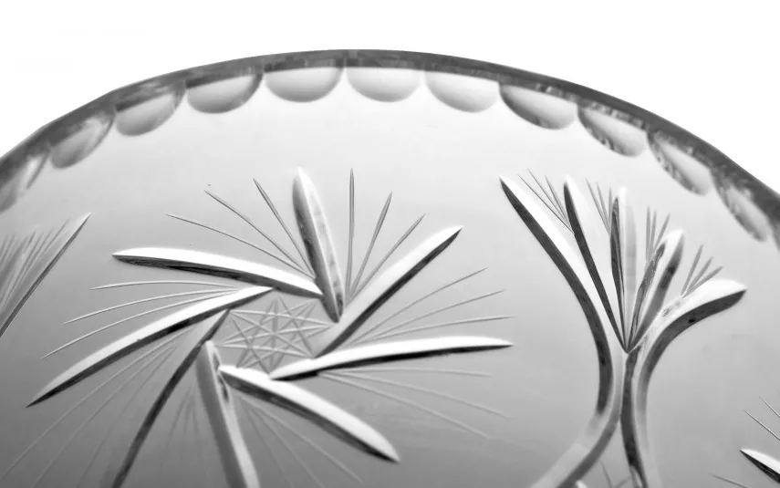 Zawiercie Huta Szkla Wazon kryształowy 20 cm niski 1232-247 Clearance