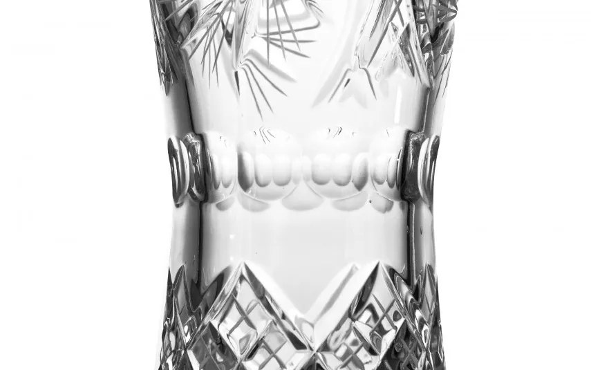 Zawiercie Huta Szkla Wazon kryształowy 20cm Zawiercie Best