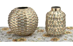 Dekor Pap Wazon metalowy 32 cm złoty Outlet