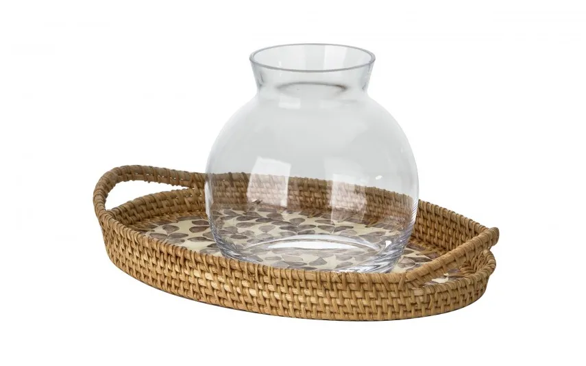 Sigma Glass Wazon szklany 16,5 cm beczułka Fashion