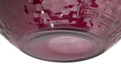 San Miguel Wazon szklany 33 cm bordowy Paradise recykling New