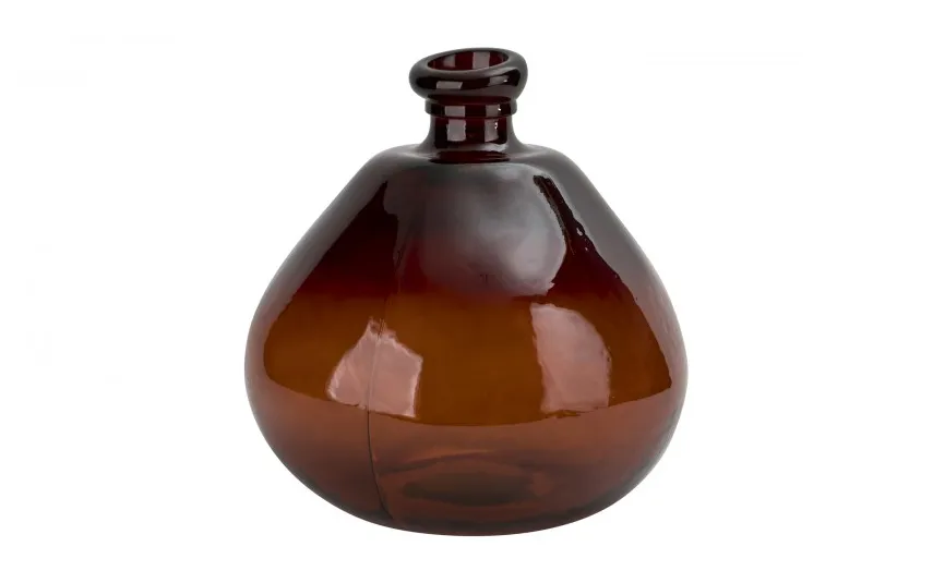 San Miguel Wazon szklany 32 cm brązowy Gradient Nature recykling Outlet