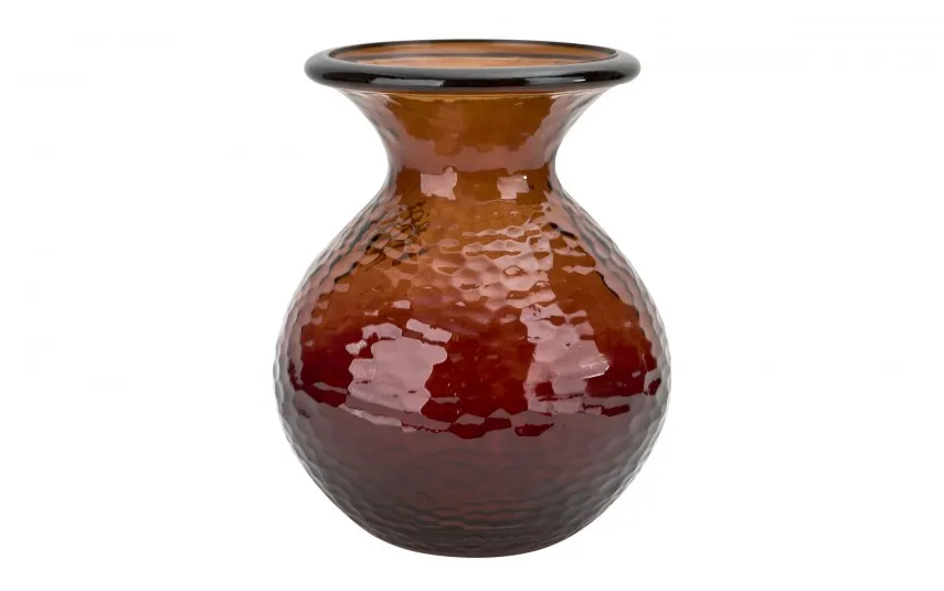 San Miguel Wazon szklany 24,5 cm brązowy 4828 Paradise recykling Online