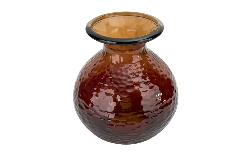 San Miguel Wazon szklany 33 cm brązowy Paradise recykling Best