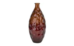 San Miguel Wazon szklany 38 cm Dune Bursztyn recykling Discount