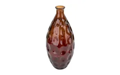 San Miguel Wazon szklany 38 cm Dune Bursztyn recykling Discount