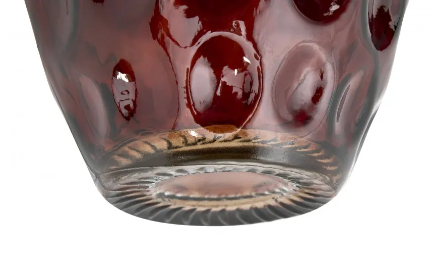 San Miguel Wazon szklany 38 cm Dune Bursztyn recykling Discount