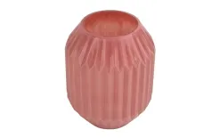 Art-Pol Wazon szklany 23 cm różowy AP163657 Discount