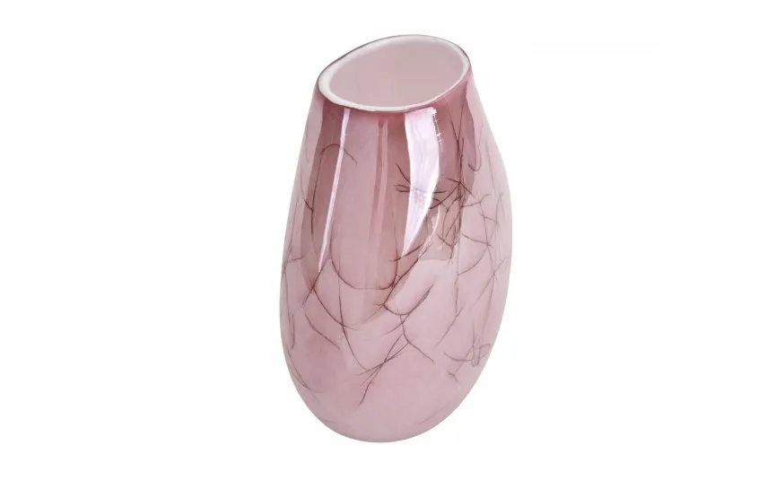 Sigma Glass Wazon szklany 30 cm różowy 2341/DB6 New