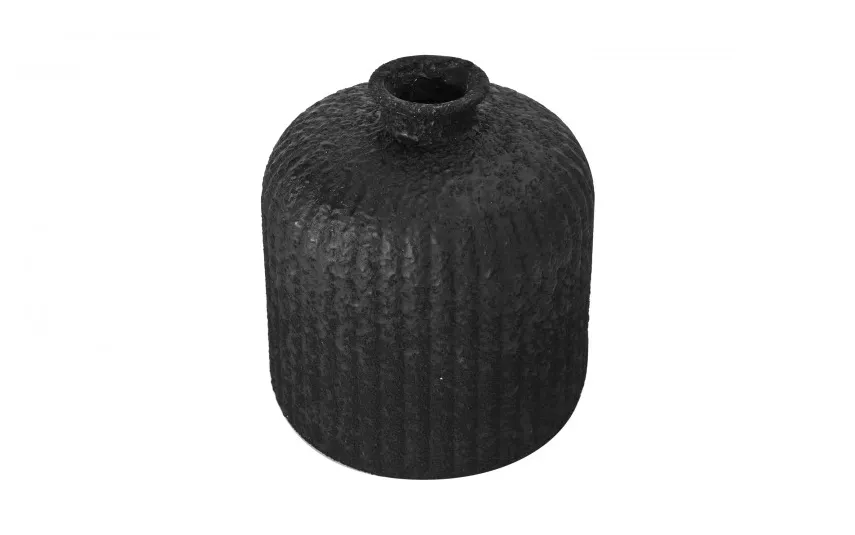 San Miguel Wazon szklany 18 cm Stoneware Czarny Clearance