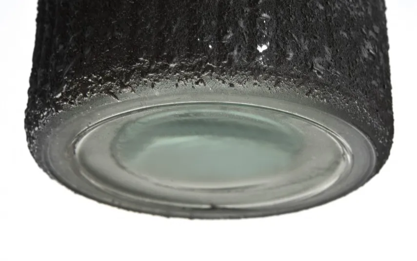 San Miguel Wazon szklany 18 cm Stoneware Czarny Clearance