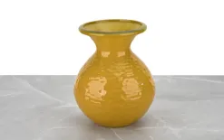 San Miguel Wazon szklany 24,5 cm żółty 4828 recykling Clearance
