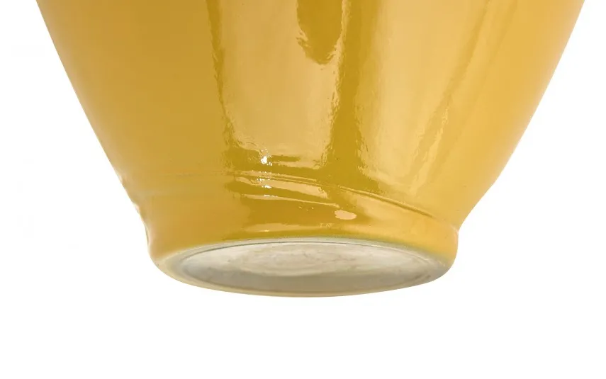 San Miguel Wazon szklany 38 cm żółty recykling Clearance