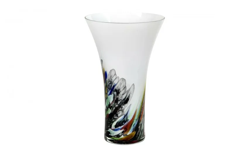 Sigma Glass Wazon szklany 28 cm wielobarwny 2310/C111 Outlet