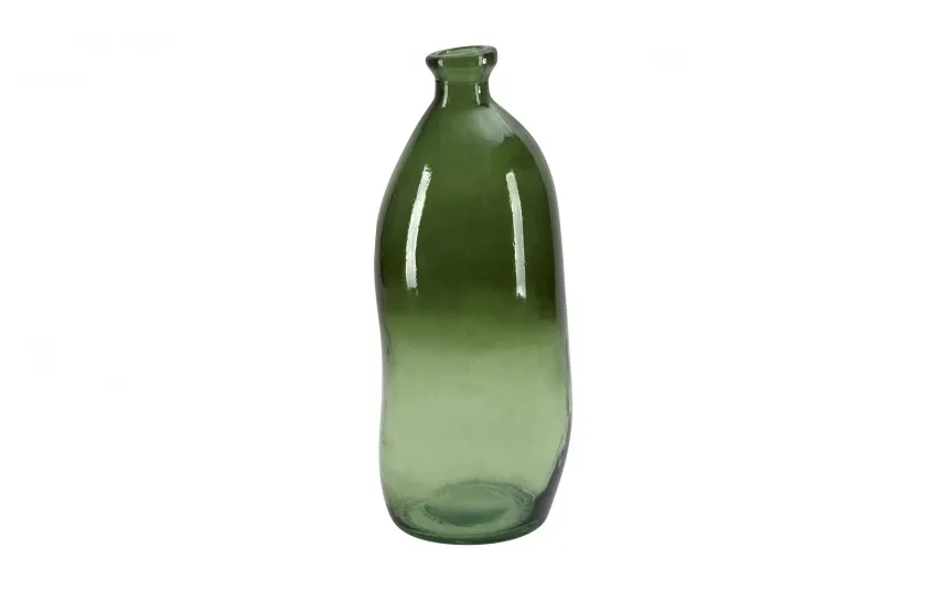 San Miguel Wazon szklany 35 cm zielony C463 New