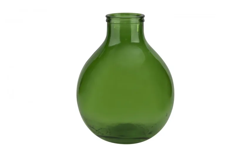 San Miguel Wazon szklany 46 cm zielony Sale