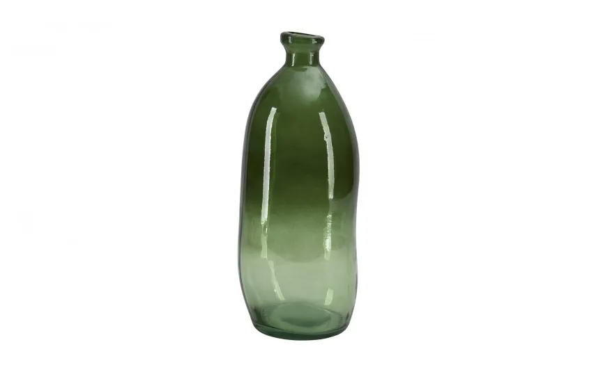 San Miguel Wazon szklany 35 cm zielony C463 New