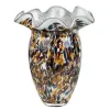 Witek Home Wazon szklany 37cm brokat Józefina Fashion