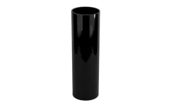 Sigma Glass Wazon szklany Cylinder 40 cm czarny Hot