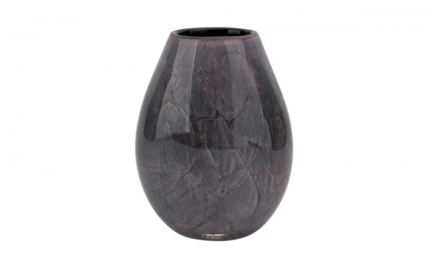 Sigma Glass Wazon szklany w barwach fioletu owalna podstawa Hot