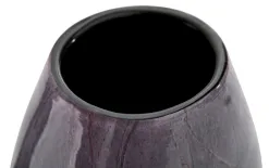 Sigma Glass Wazon szklany w barwach fioletu owalna podstawa Hot