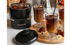 KonigHOFFER Wiaderko do lodu 1,3 L ze szczypcami Lugo czarny mat Sale
