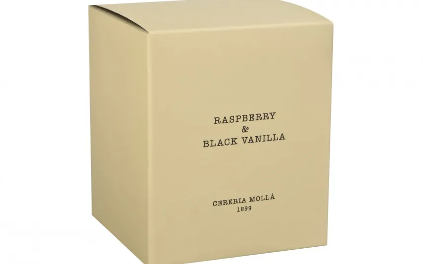Cereria Molla Świeca 230 g "Raspberry and Black Vanilla" Outlet