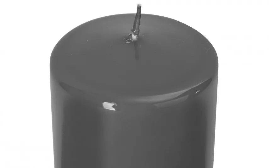 Witek Home Świeca klubowa szara śr. 7 cm Best