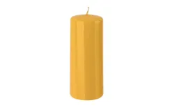 Witek Home Świeca klubowa żółta wys. 15 cm Outlet