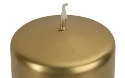 Świeca klubowa złoty metalik śr. 5,8cm Best