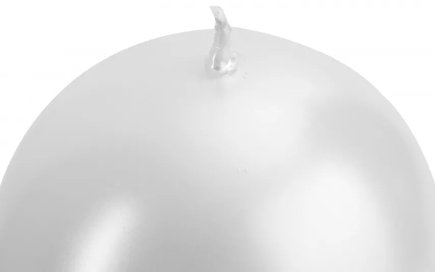 Świeca kula perła metalik śr. 10cm Best