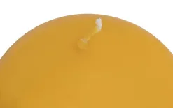 Świeca kula żółta śr. 10cm Sale