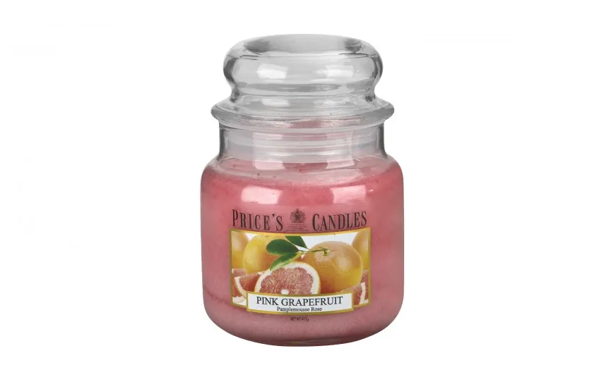 Aromanti Świeca zapachowa PRICE'S CANDLES Pink Grapefruit 411 g Fashion