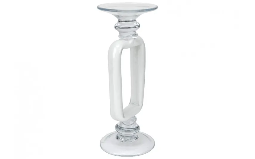 Witek Home Świecznik szklany 31cm Sale
