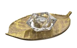 Art-Pol Świecznik szklany mały 4 cm 119163 New
