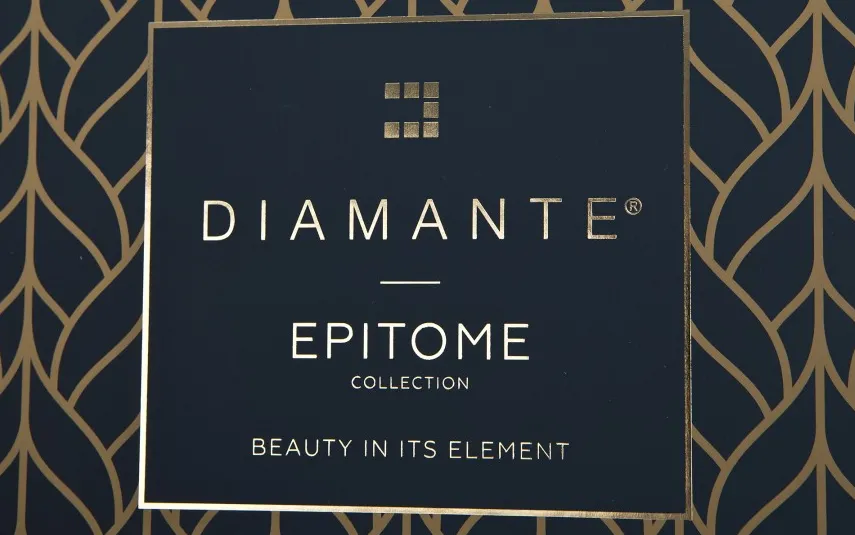 Diamante 2x Kieliszki do wina czerwonego Glitz Fashion
