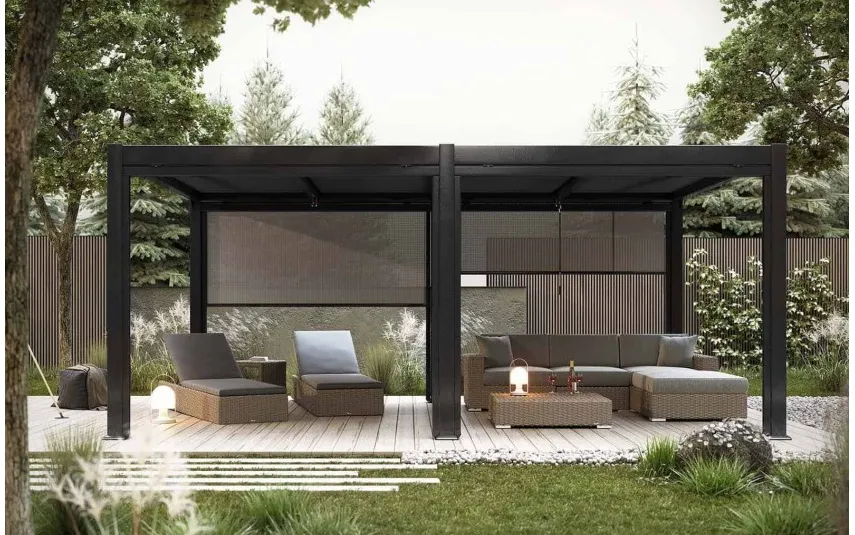 Umbroso Zadaszenie tarasowe PERARA 530x360cm antracyt New