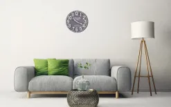 Art-Pol Zegar ścienny 34 cm szary 139642 Outlet