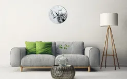 Art-Pol Zegar ścienny 34 cm z motywem dmuchawców Clearance