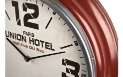 Witek Home Zegar ścienny okrągły 47cm brąz Union Hotel Online