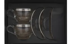 Combi dla Witeks Zestaw 2 filiżanek do cappuccino 230 ml + spodki Laura Clearance