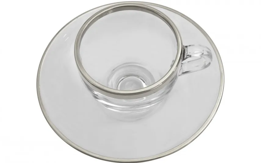 Combi dla Witeks Zestaw 2 filiżanek do espresso 60 ml + spodki Platinium Line Discount