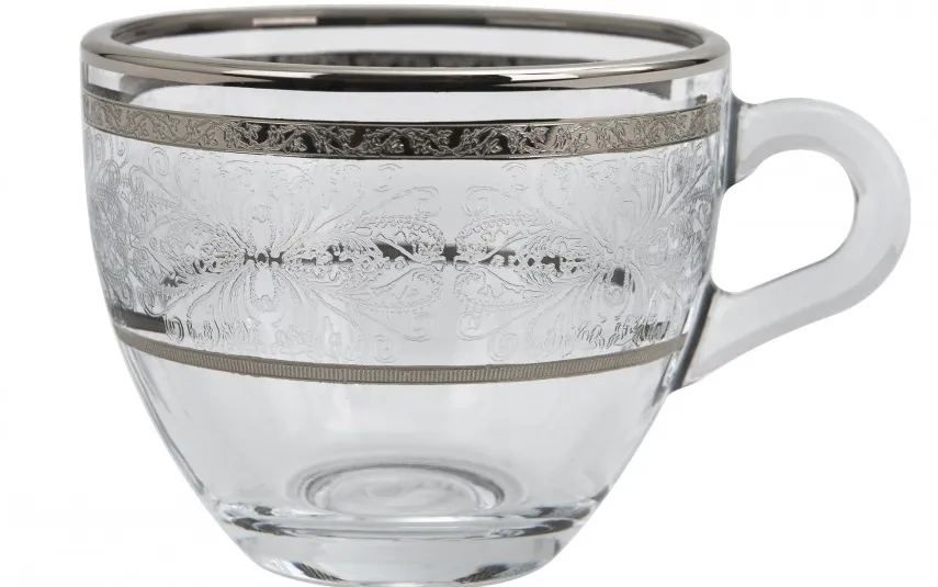 Combi dla Witeks Zestaw 6 filiżanek do espresso 60 ml + spodki Laura Clearance