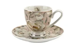 Duo Zestaw 2 filiżanek do espresso 90 ml English Roses Cream Outlet