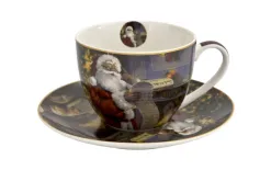 Duo Zestaw 2 Filiżanek ze spodkami SANTA LETTER Discount